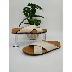 Rothy’s Woman's The Weekend Beige Recycled Hemp Slide Size 10 US